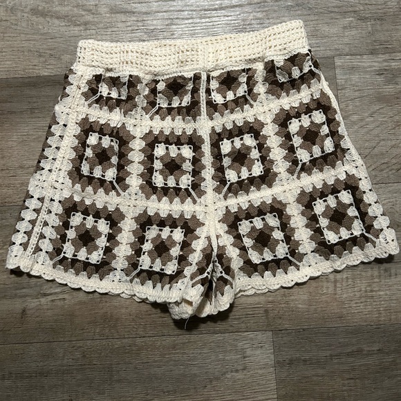 Rebellion Pants - Rebellion Crochet Shorts
